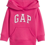 GAP Baby Girls' Playtime Favorites Logo Pullover Hoodie Hooded Sweatshirt