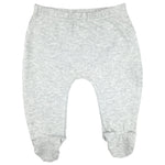 123 Bear Baby Soft Cotton Spandex Pants with Feet (Mint A 4pk, 3-6 Months)