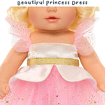 Baby Born Princess Baby Doll Annabell - Blonde Hair, Blue Eyes: Realistic Features for Kids Ages 3 & Up, Rooted Hair, Eyes Open & Close