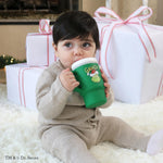 Infantino My 1st Tumbler Limited Edition – Adorable Miniature Tumbler with Leak-Resistant Straw and Toddler-Friendly Handle, Encourages Hydration, Easy to Clean, 9 fl. oz, Grinch Green