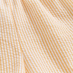 Karuedoo Toddler Baby Boy Girl Shorts Gingham Plaid/Seersucker Shorts Summer Casual Elastic Waist Shorts Pants Bottoms (Seersucker-Yellow, 9-12 Months)