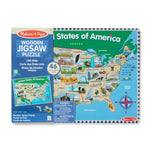 Melissa & Doug USA Map Wooden Puzzle (45 pcs)