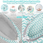 URMYWO Baby Lounger - Baby Lounger for Newborn 0-24 Months, Breathable & Soft Cotton Baby Nest Cover Infant Lounger, Babies Newborn Essentials Gifts, Portable Baby Floor Seat for Home and Travel
