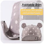 Peecabe Baby Baseball Cap Toddler Infant Boys Girls Sun Hat Breathable Cute Hats for Spring Summer 6M-3T (US, Age, 6 Months, 24 Months, Gray Mesh)
