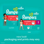 Pampers Cruisers 360 Diapers - Size 3, 26 Count, Pull-On Disposable Baby Diapers, Gap-Free Fit