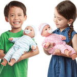 Melissa & Doug Mine to Love Twins Luke & Lucy 15” Light Skin-18 Months And Up