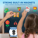 JOYIN 12 Wooden Magnet Creativity Arts & Crafts Painting Kit for Kids, Decorate Your Own Painting Gift for Easter Basket Stuffers, Birthday Parties and Family Crafts, Party Favors for Boys Girls