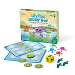 Hand2Mind Lily Pad Letter Hop - CVC & Sight Word Games, Fine Motor Skills Toys, Spelling & Word Making Activities, Family Learning Fun