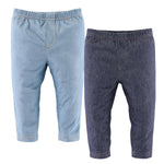 The Peanutshell Baby Boys or Girls Jeggings Set of 4-6-9 Months Size Jeans, Soft and Stretchy Pants, Boy and Girl Leggings, Infant Boy and Toddler Girl Clothes - Denim