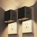 DORESshop LED Night Lights Plug into Wall [2 Pack], Plug in Nightlight, 3 Level Brightness Adjustable Night Light, Dusk to Dawn Sensor, Nightlights for Adults, Bedroom, Bathroom, Hallway, 3000K