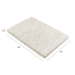 Babyletto Muslin Baby Bassinet Sheets for Girls & Boys - GOTS Certified Breathable Organic Cotton Cover - 360° Fitted, Soft, Gentle & Cozy Rectangle Bedside Bassinet Sheets - Oat Stripe