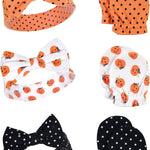 Hudson Baby baby-girls Cotton Headband and Scratch Mitten Set