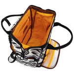 Wrangler Aztec Backpack Organized Daypack Travel Baby Bag with Stroller Strap and Side Bottle Pockets