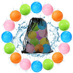 SOPPYCID Reusable Water balloons, Summer Toy Water Toy for Boys and Girls, Pool Beach Toys for Kids ages 3-12, Outdoor Activities Water Toys Self Sealing Water Splash Ball for Fun (6Pack)