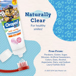 Orajel Naturals Paw Patrol Kids Fluoride Toothpaste, Fruity, 4.2 Oz, 4-Pack