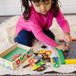 Melissa & Doug Deluxe Magnetic Letters and Numbers Set – 89 Wooden Alphabet Magnets & Numbers, Educational Learning Toys for Preschool Kids Ages 3+