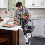 Step2 Mobile Helper, Toddler Step Stool & Tower Stand, Adjustable Height & Built-in Storage, Non-Slip Feet, Includes Safety Bar, Easy Wipe Down, for Kids 1.5+ Years Old