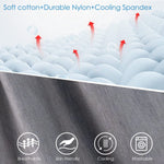 QUEEN ROSE Pregnancy Pillow, U Shaped Full Body Pillows for Sleeping Support, 55 Inch Maternity Pillow for Pregnant Women, Grey