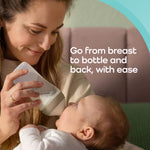 NUK Perfect Match Slow Flow Breast-Like, Anti-Colic Bottle, 5oz., 4 Pack, BPA Free