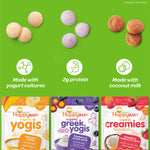 Happy Baby Organics Yogis Freeze-Dried Yogurt & Fruit Snacks, Mixed Berry, 1 Ounce (Pack of 1)