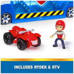 Paw Patrol, Transforming PAW Patroller with Vehicle Launchers, Lights & Sounds, Ryder Action Figure & ATV Toy Car, Kids Toys for Boys & Girls Ages 3+