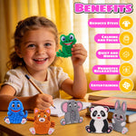 Silicone Sensory Fidget Toys for Kids Toddlers, 24 Pack Animal Texture Stress Relief Toys for Kids Autism Calming, Special Needs for Autism ADHD, Quiet Fidgets for Kids Classroom, Toddlers Travel Toys