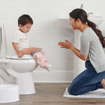 Regalo 2-in-1 Potty Training and Transition Potty with Flushing Sound, Removable Seat, Bonus Kit, Oversized Foam Soft Seat, and Wipe Storage, White