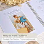 Baby Book Keepsake Boy or Girl Timeless Baby Memory Book First 5 Years for Baby Shower Gender Neutral Baby Scrapbook New Mom Gift Baby Journal from Birth to Age 5 Milestone Book Beige