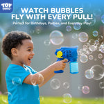 TOY Life 3 Pack Bubble Guns for Kids, Automatic Bubble Blower, Leakproof & Lightweight, Outdoor Summer Toys for Beach Travel, Easter Basket Stuffer, Party Favor, Birthday Gift for Toddlers Boys Girls