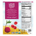 Love Child Organics Oaty Chomps Raspberry + Beet, 4 oz