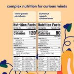 Cerebelly Organic Baby Food Pouches, Veggie & Bone Broth Purees, 16 Nutrients, No Added Sugar, Non-GMO, Toddler Snacks, 6 Flavors, 4oz, 8 Pack