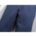 HeMarIsle Baby Single and Toddler Boys Stretch Skinny Chino Pants (Navy,12-18M)