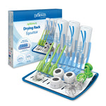 Dr. Brown’s Deluxe Electric Sterilizer for Baby Bottles and Other Baby Essentials & Dr. Brown’s Folding Baby Bottle Drying Rack for Easy Storage, Dry Nipples