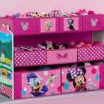Disney Minnie Mouse Deluxe 9 Bin Design and Store Toy Organizer by Delta Children, Greenguard Gold Certified