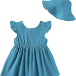 Newborn Infant Baby Girl Dress Toddler Girl Clothes Halter Backless Sleeveless Flower Sundress Summer Dresses for Girl