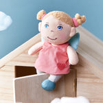 HABA Guardian Angel Mini Doll Lucy- Tiny 6" Angel Baby Doll, A First Baby Doll for Toddlers 1-3 & Angel Plush Toys