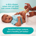 Pampers Baby Wipes, Sensitive, Water Based Wipe, Clinically Proven, Hypoallergenic, and Unscented for Babies, 336 Wipes Total (4 Flip-Top Packs)
