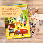 Melissa & Doug Pet Shop Puffy Sticker Set with 115 Reusable Stickers - FSC Certified