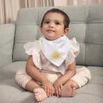 LILY O LAUREL Muslin baby bandana bibs for drooling and teething, 100% cotton, Baby bibs for boys and girls, Muslin Bibs, Drool Bibs – Pack of 8