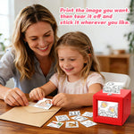 iHeartYard AI Voice-Powered Sticker Printer for Kids, Inkless|Wireless|Rechargeable Portable AI Mini Sticker Maker Machine for DIY Arts and Crafts, 3 4 5 6 7 8 9 10 11 12 Year Old Kid Birthday