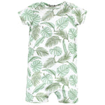 Hudson Baby Unisex Baby Cotton Rompers, Vacay, 9-12 Months