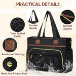 RAINSMORE Diaper Bag Tote, Large Diaper Baby Bag Waterproof Multifunctional Diaper Bag with Pacifier Case & Changing Pad