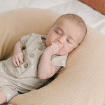 Konssy Muslin Nursing Pillow Covers, 100% Cotton Soft & Adorable Covers for Breastfeeding Pillows, Slipcovers for Newborn Baby Boys & Girls