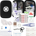 276PCS First Aid Kit Home Car Camping Hiking Emergency Supplies Small Compact Lovely Bag for School Outdoor, Basic Outdoor Essentials Survival Kit for Travel AMORNING