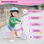 Toddler Balance Bike Toys for 2 Year Old Boys Girls, Baby Balance Bike with Adjustable Seat & Handlebar, No-Pedal Training Bike, Pre-School First Riding on Toys, Best Birthday Gifts for Kids