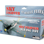 Daron Sky Fighter Flying Toy on a String , Grey