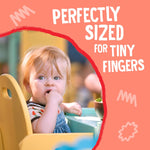 Earth's Best Organic Melty Hoops, Bite-Sized Snacks for Babies 8 Months and Up, Strawberry and Mango, 0.32 Ounce Individual Bags (Pack of 4)