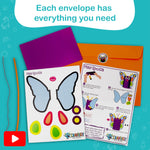 Craftikit® 20 Award-Winning Animal Toddler Arts and Crafts for Kids Ages 3-10 Years, All-Inclusive Animal Craft Kits, Fun Toddler Craft Box for Girls, Boys in Preschool