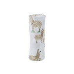 Little Unicorn Premium Cotton Swaddle Baby Blanket | Breathable Fabric | for swaddling, Play, Nursing & More (Llama Llama)