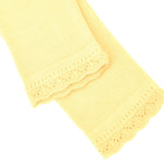 Lilax Baby Girls' Knit Long Sleeve Button Closure Bolero Cardigan Shrug (3-6 Months, Yellow)